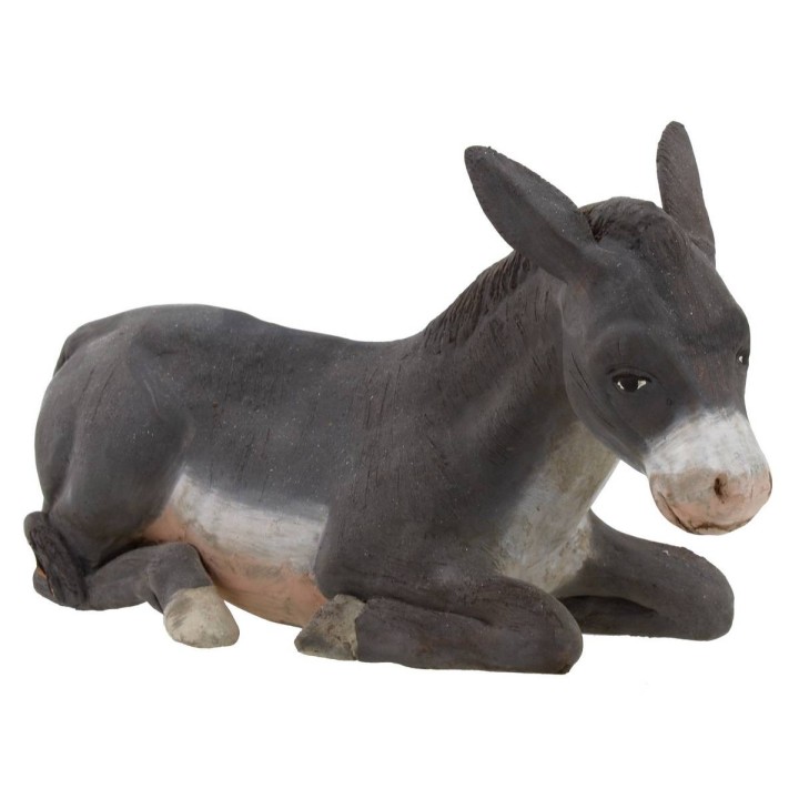 Conjunto de buey y burro sentados para estatuas de 30 cm
