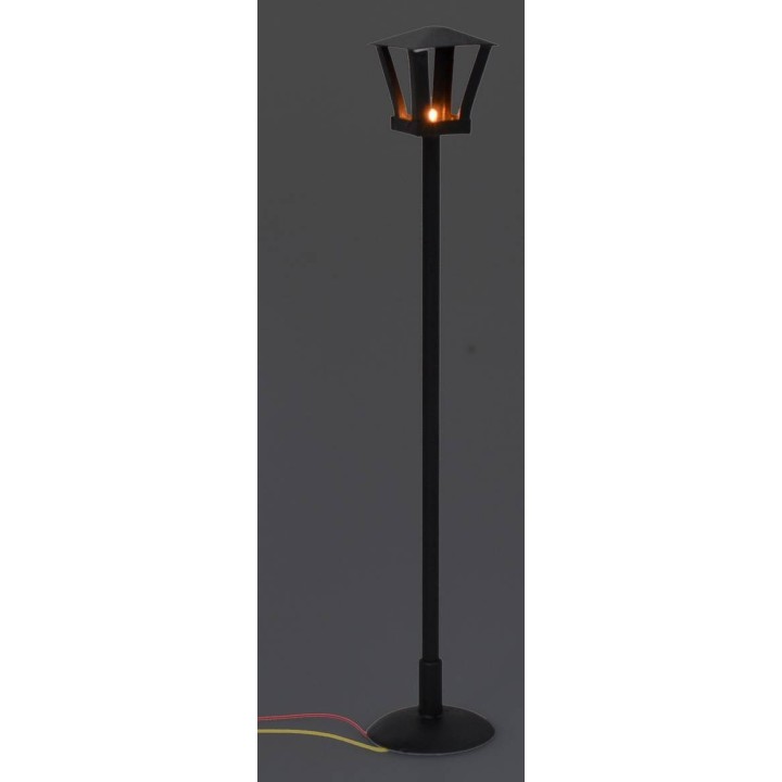 Farola a tierra de 23,5 cm con luz de 12v. 