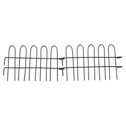 Barandilla de metal antracita modular cm 9,5x6 h