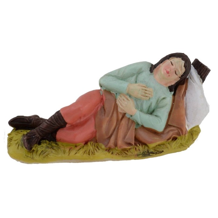 Durmiente en resina serie 10 cm estatua para belén
