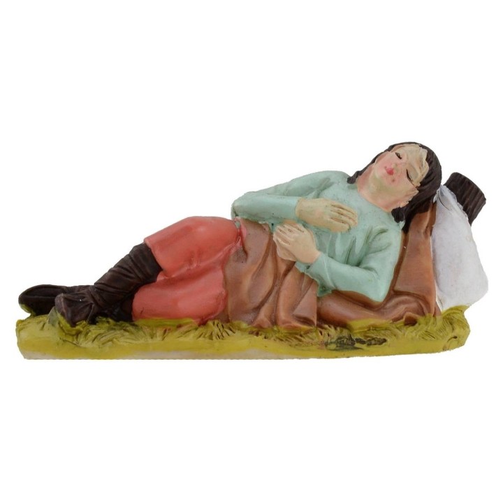 Durmiente en resina serie 10 cm estatua para belén