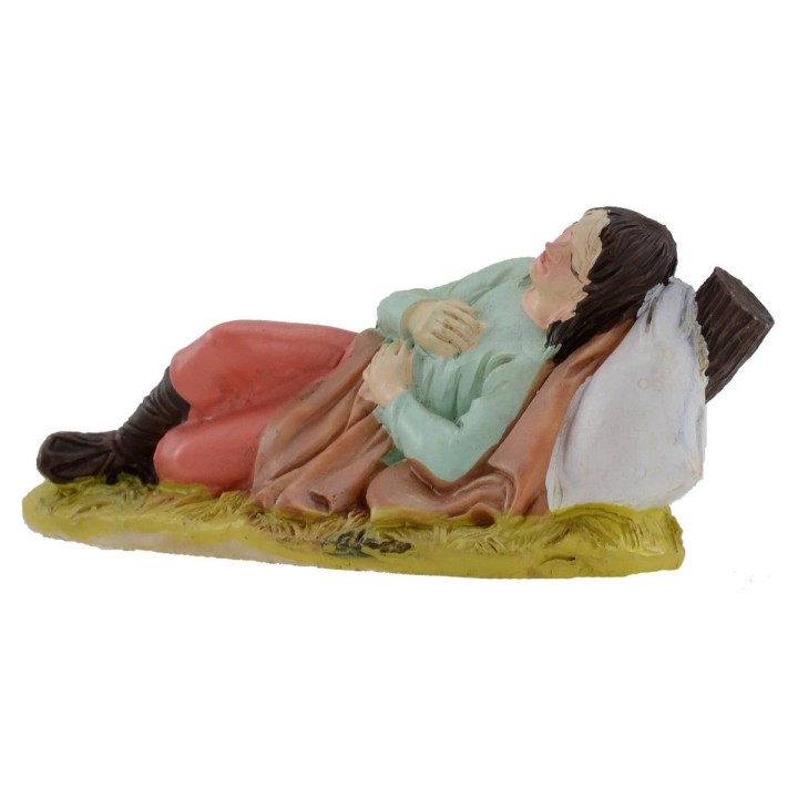 Durmiente en resina serie 10 cm estatua para belén