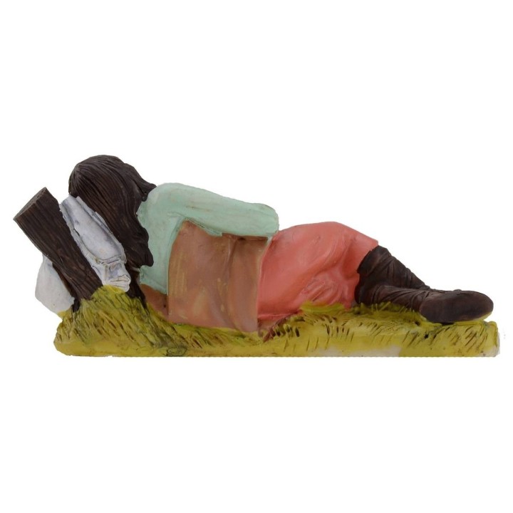 Durmiente en resina serie 10 cm estatua para belén