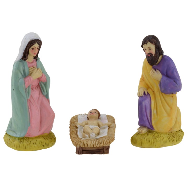 Set Nativity 12 cm 6 subjects per presepe