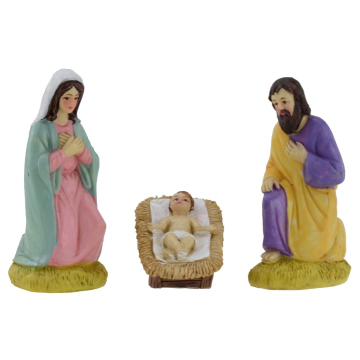 Set Natività 12 cm 6 soggetti per presepe