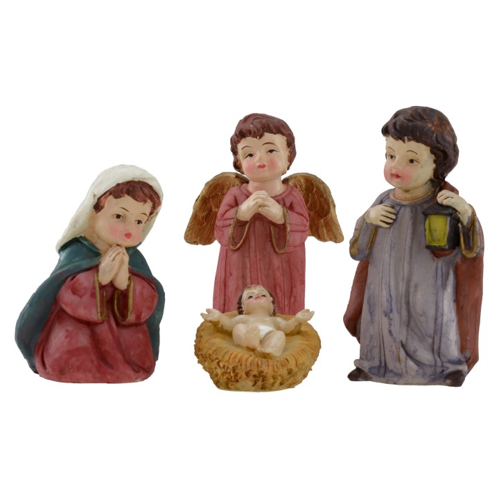 Set Nativity 11 cm 8 subject line children
