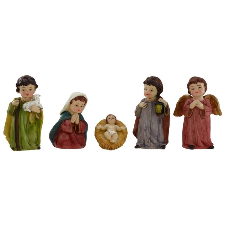 Set Natività 11 cm 8 soggetti linea bambini