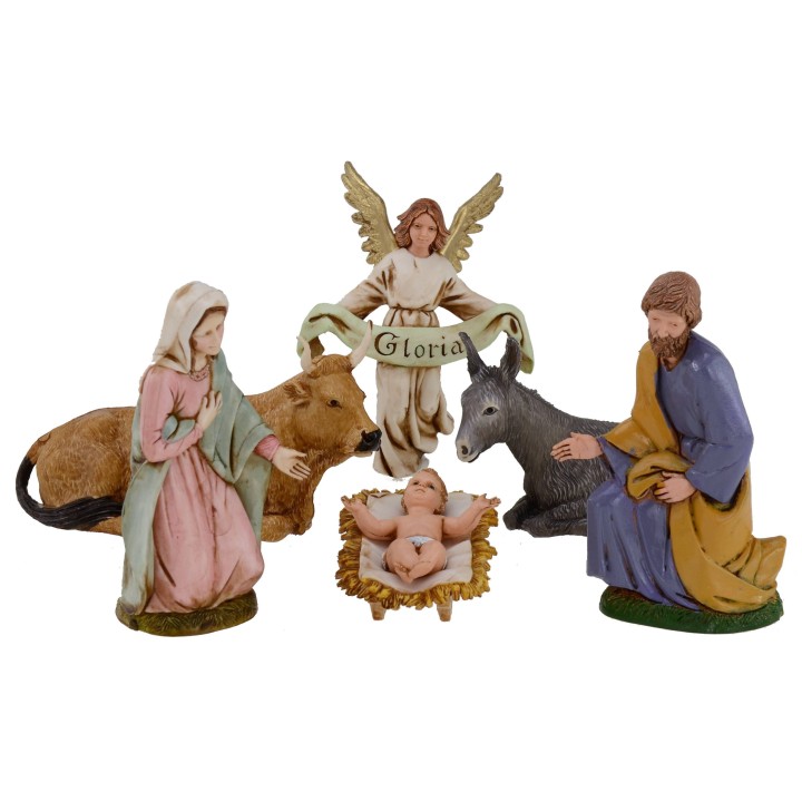 Natividad 6 sujetos serie 12 cm Landi Moranduzzo