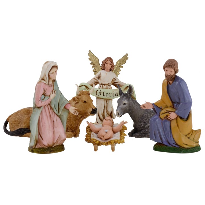 Nativity 6 subjects series 12 cm Landi Moranduzzo