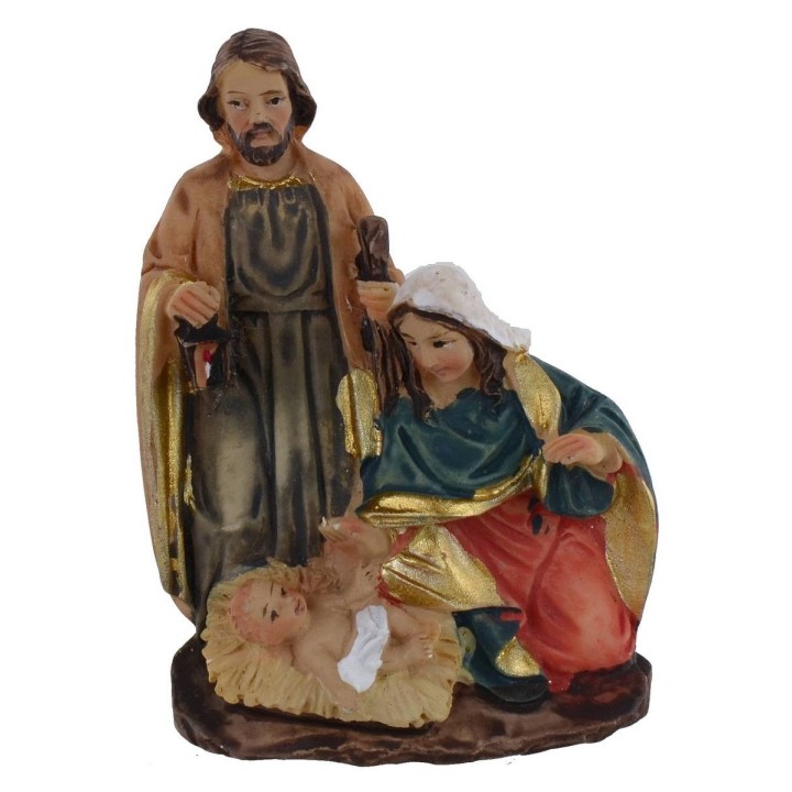 Nativity 7 cm in resin with magnet
