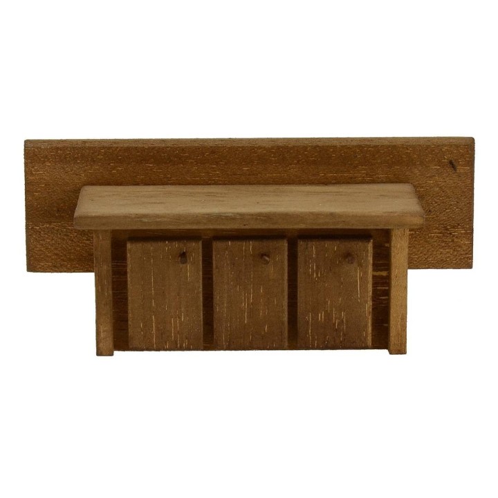Mobile con ante in legno doppia funzione cm 12x4x4 h