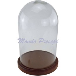 Campana in vetro per presepe cm 11,5x17 h.