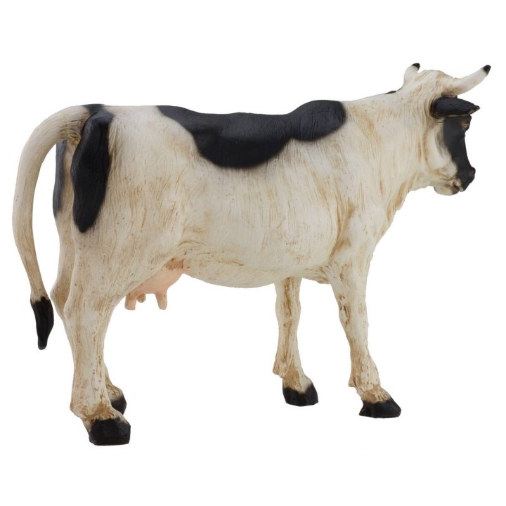 Mucca per presepe pezzata per statue cm 30