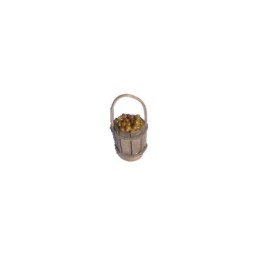 Cubo de madera con aceitunas - OVS