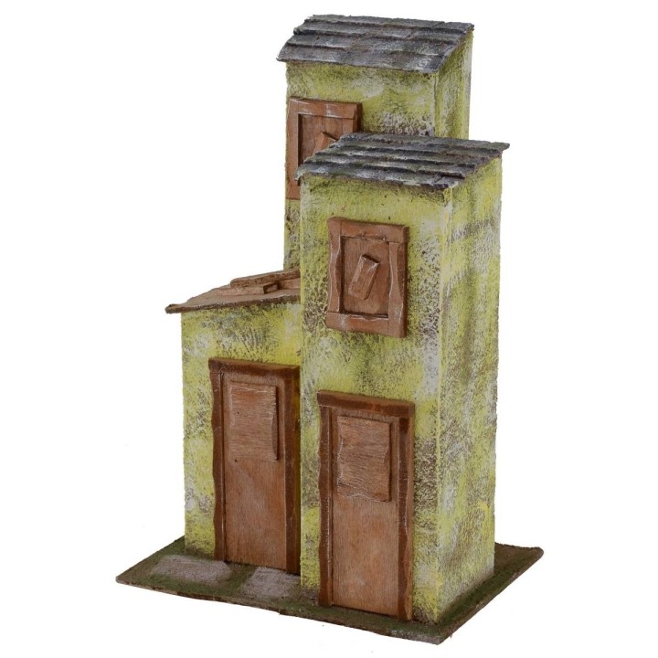 Casa a tre colonne cm 24x17,5x36 h per statue 12 cm