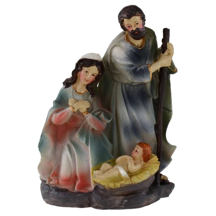 Natività in resina cm 14,5 h. 