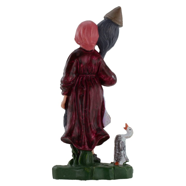 Donna che fila serie da 10 cm in pvc