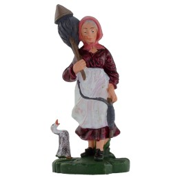 Mujer que coloca serie de 10 cm en PVC