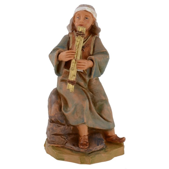Pifferaio seduto serie 12 cm Fontanini