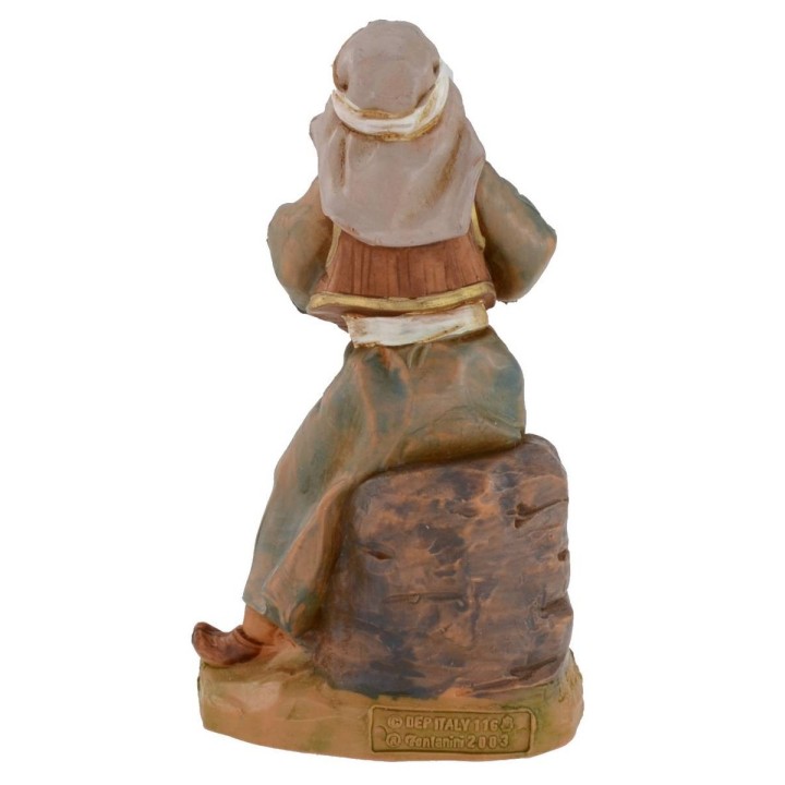 Pifferaio seduto serie 12 cm Fontanini