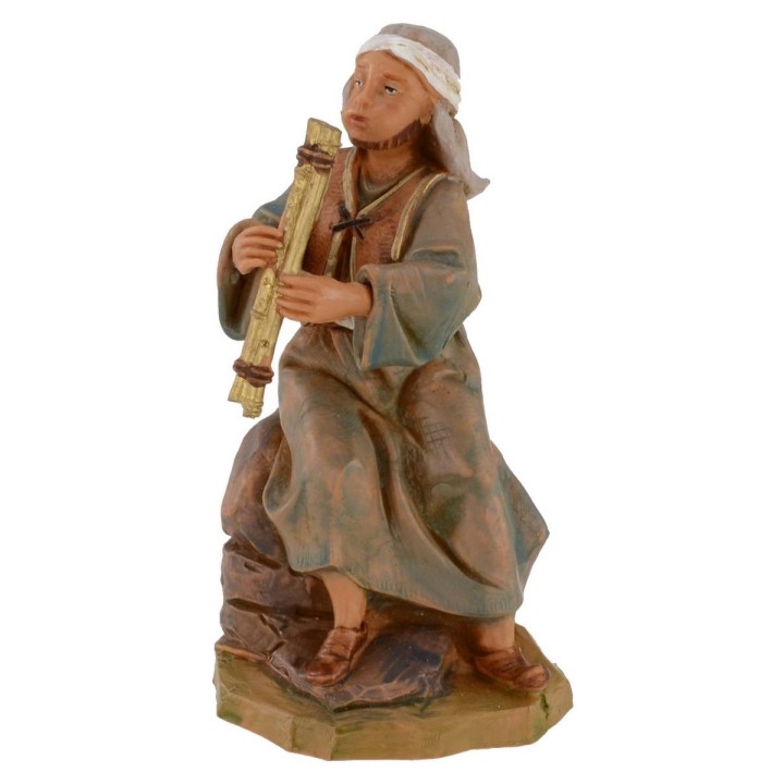 Pifferaio seduto serie 12 cm Fontanini