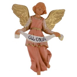 Ángel Gloria rosa 12 cm Fontanini