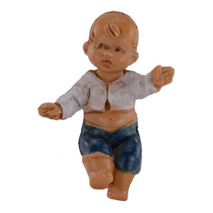 Mamma con neonato e bambina 12 cm Fontanini