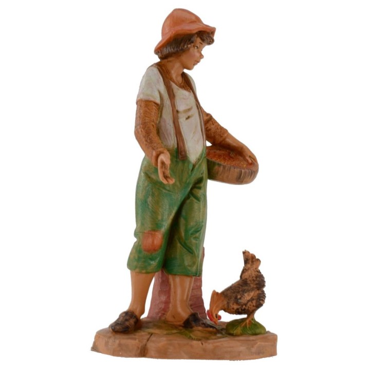Farmer who cybs the hen 12 cm Fontanini