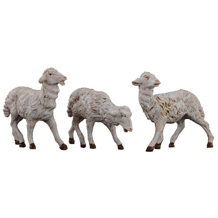 Set di 3 pecore per statue da 19 cm Fontanini