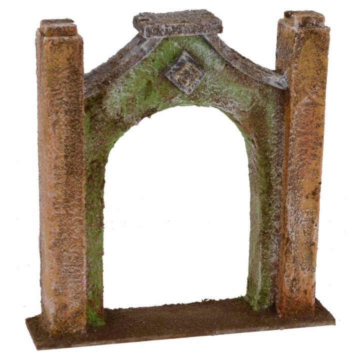 Entrance arch cm 16.5x4x17 h for 10 cm statues