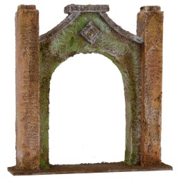 Entrance arch cm 16.5x4x17 h for 10 cm statues