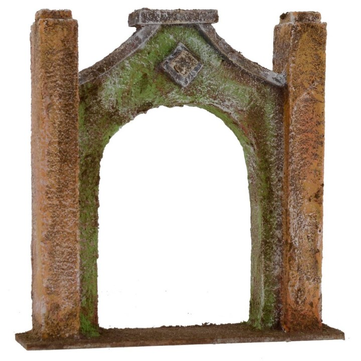 Arco d'ingresso cm 16,5x4x17 h per statue da 10 cm