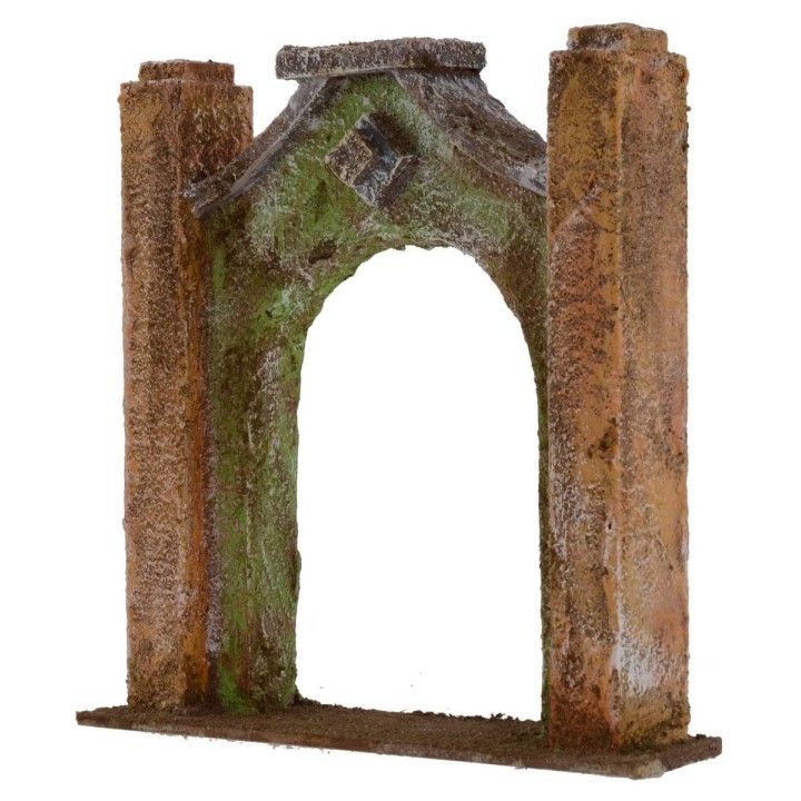Entrance arch cm 16.5x4x17 h for 10 cm statues