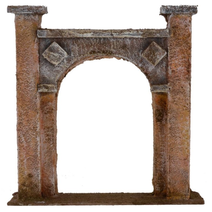 Entrance arch cm 16.5x4x17 h for statues of 10 cm