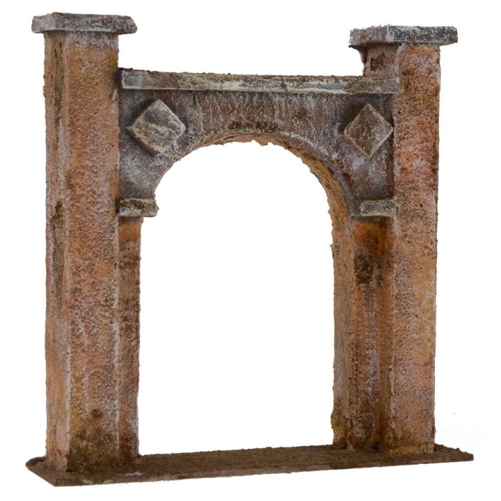 Arco de entrada cm 16,5x4x17 h para estatuas de 10 cm