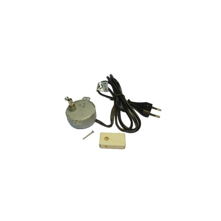 Gear motor 220V. 4W 10 laps + Pulley wooden