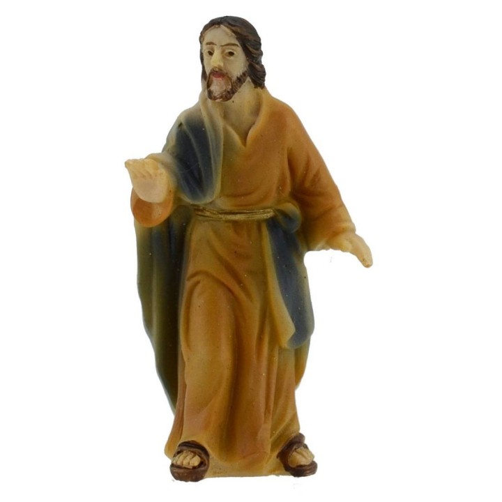 Statue Pasquali Gesù predicatore fra la folla 5 cm