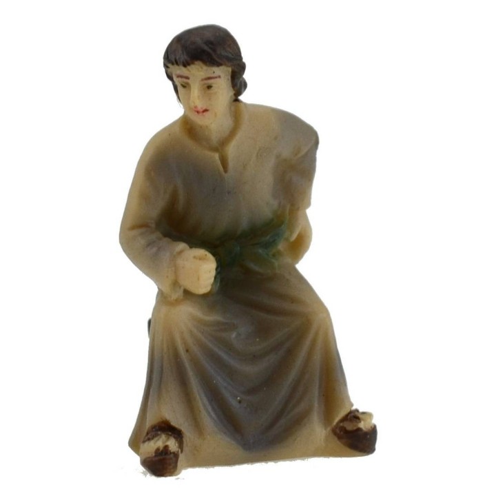 Statue Pasquali Gesù predicatore fra la folla 5 cm