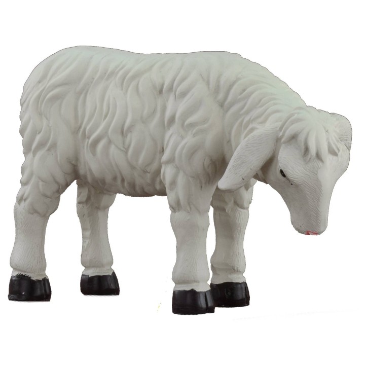 Pecora testa bassa per statue 40 cm
