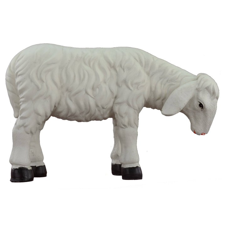 Pecora testa bassa per statue 40 cm
