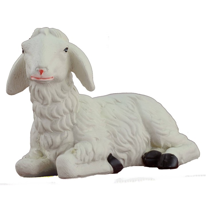 Pecora sdraiata per statue 40 cm