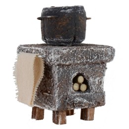 Wood oven with cooker per kitchen cm 5x5x8 h for statues of 10