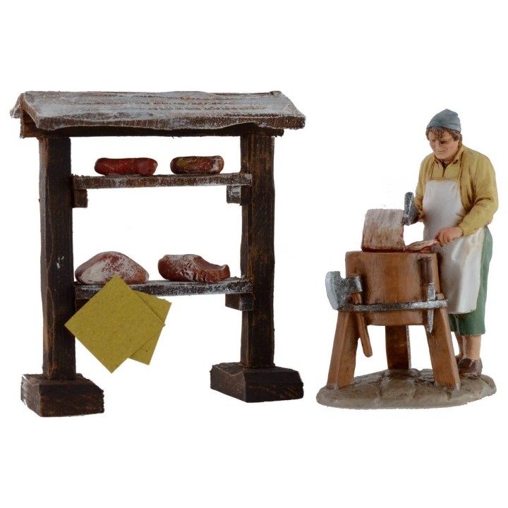 Mostrador expositivo de carne y embutidos de 9x5x10,5 cm de