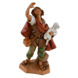 Pastorello con agnello 12 cm Fontanini