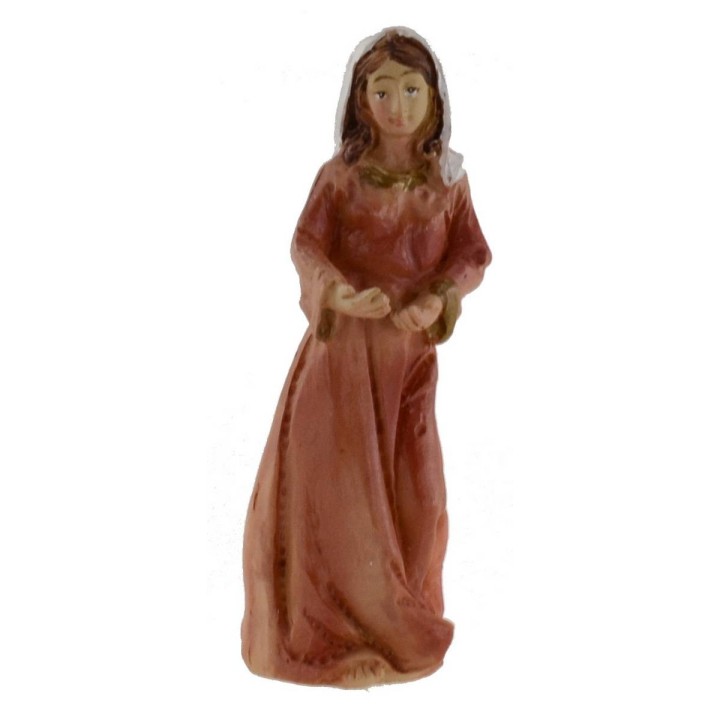 Natividad 3 figuras en resina 8 cm
