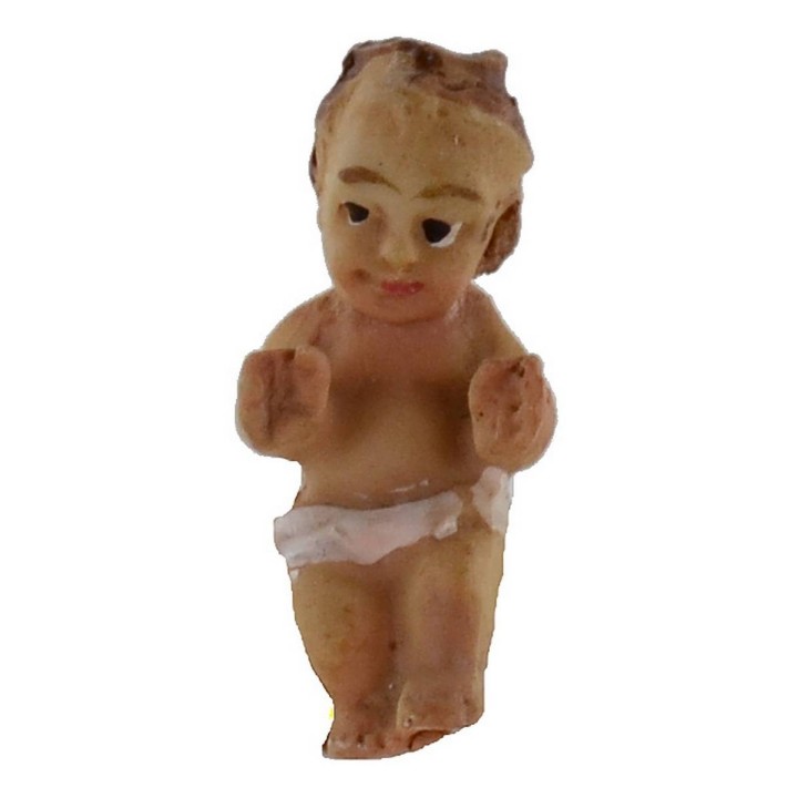Natividad 3 figuras en resina 8 cm