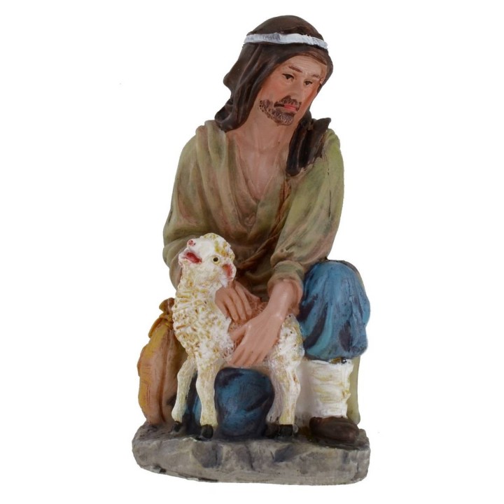 Natività in set da 11 soggetti cm 15 in resina