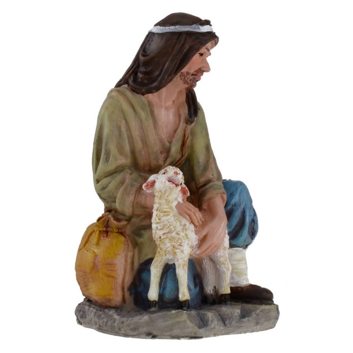 Natività in set da 11 soggetti cm 15 in resina