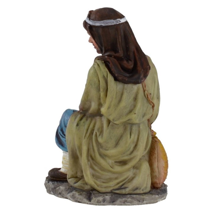 Natività in set da 11 soggetti cm 15 in resina