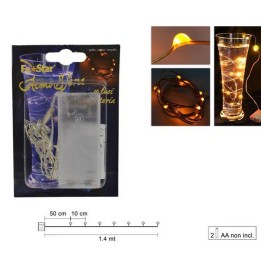 10 Micro Led yellow light to batteries